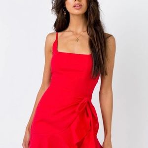 Princess Polly red mini dress